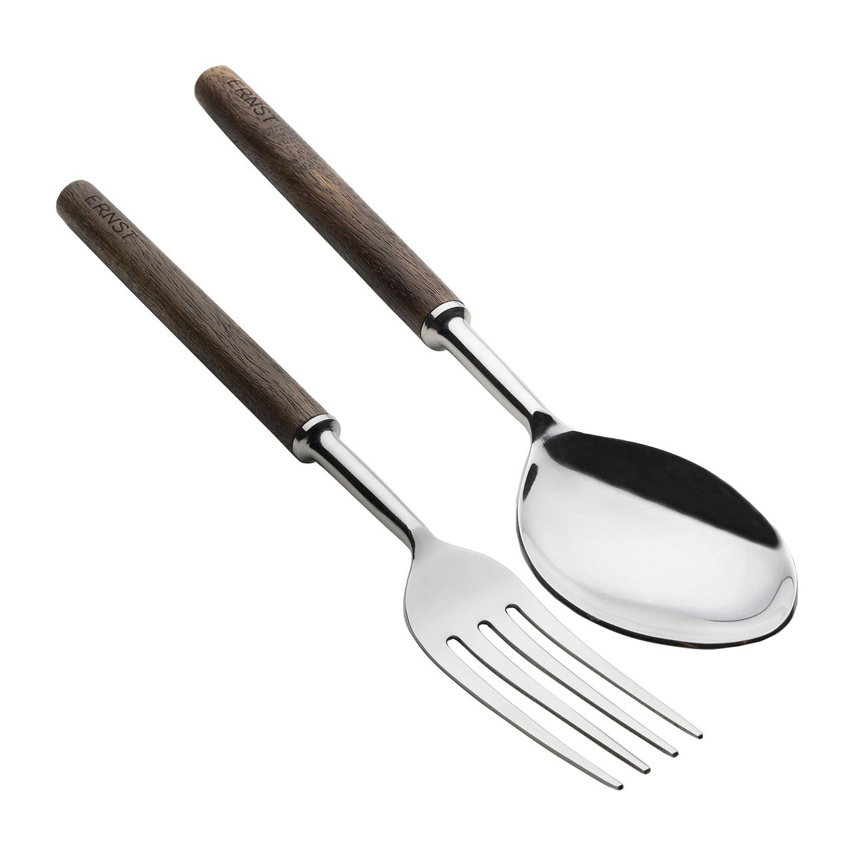 Ernst salad servers 2 pieces Dark brown | Scandinavian Design | Salad servers | Brown