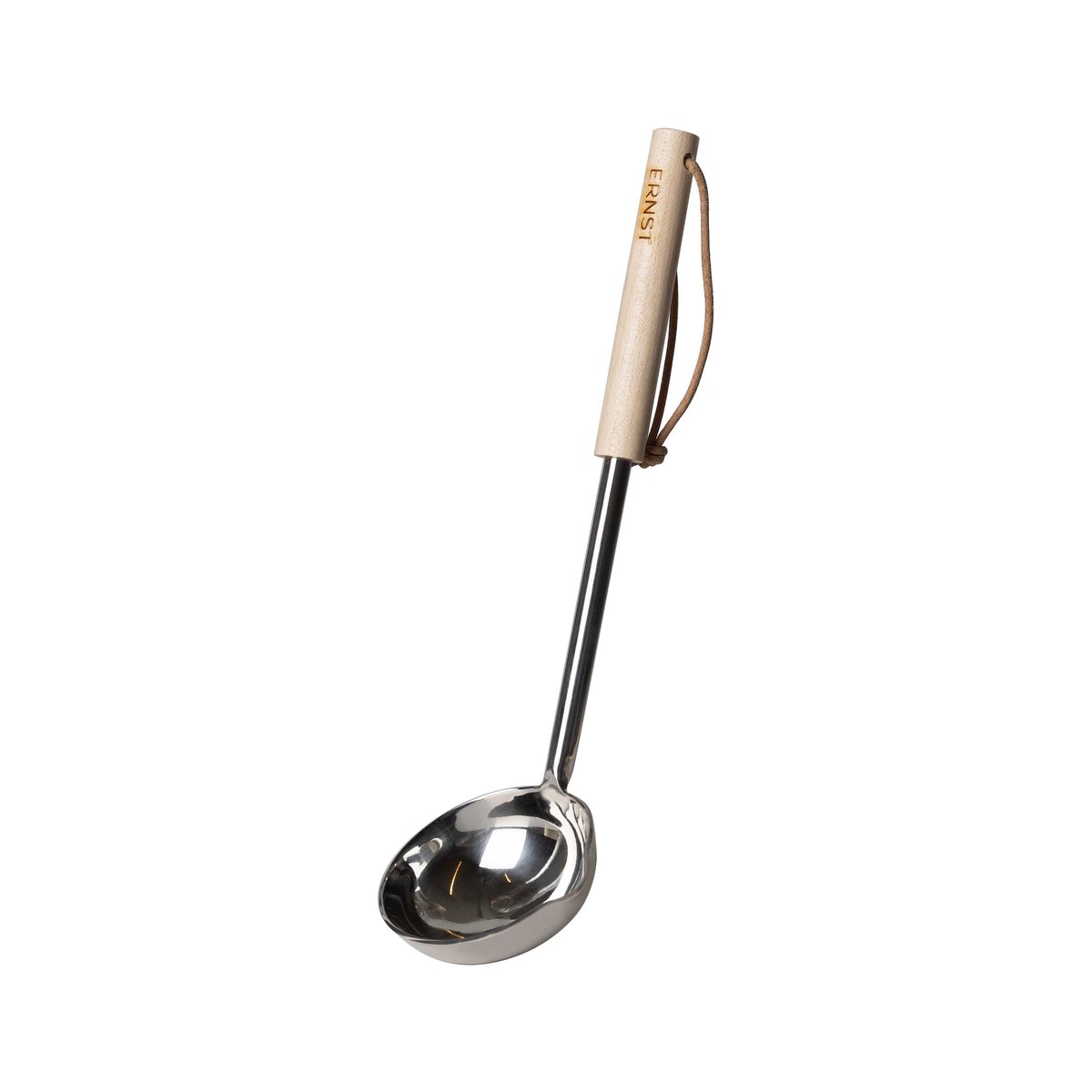 Ernst sauce ladle with wooden handle Wood | Scandinavian Design | Spoons, scoops & ladles | Beige