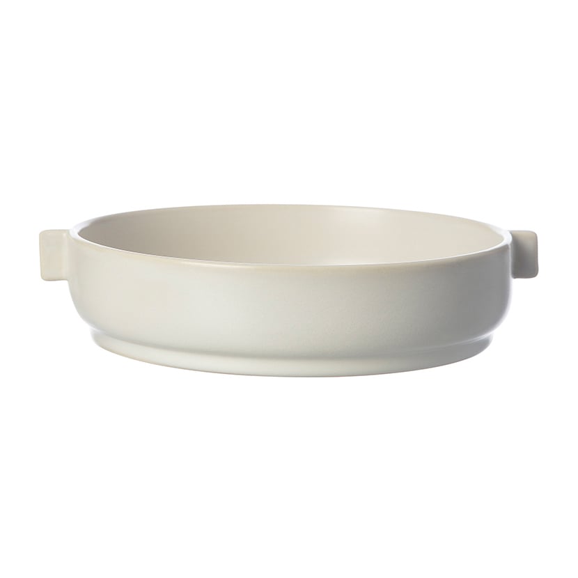 Ernst saucer with handle o25 cm White sand | Scandinavian Design | Serving platters & dishes | White