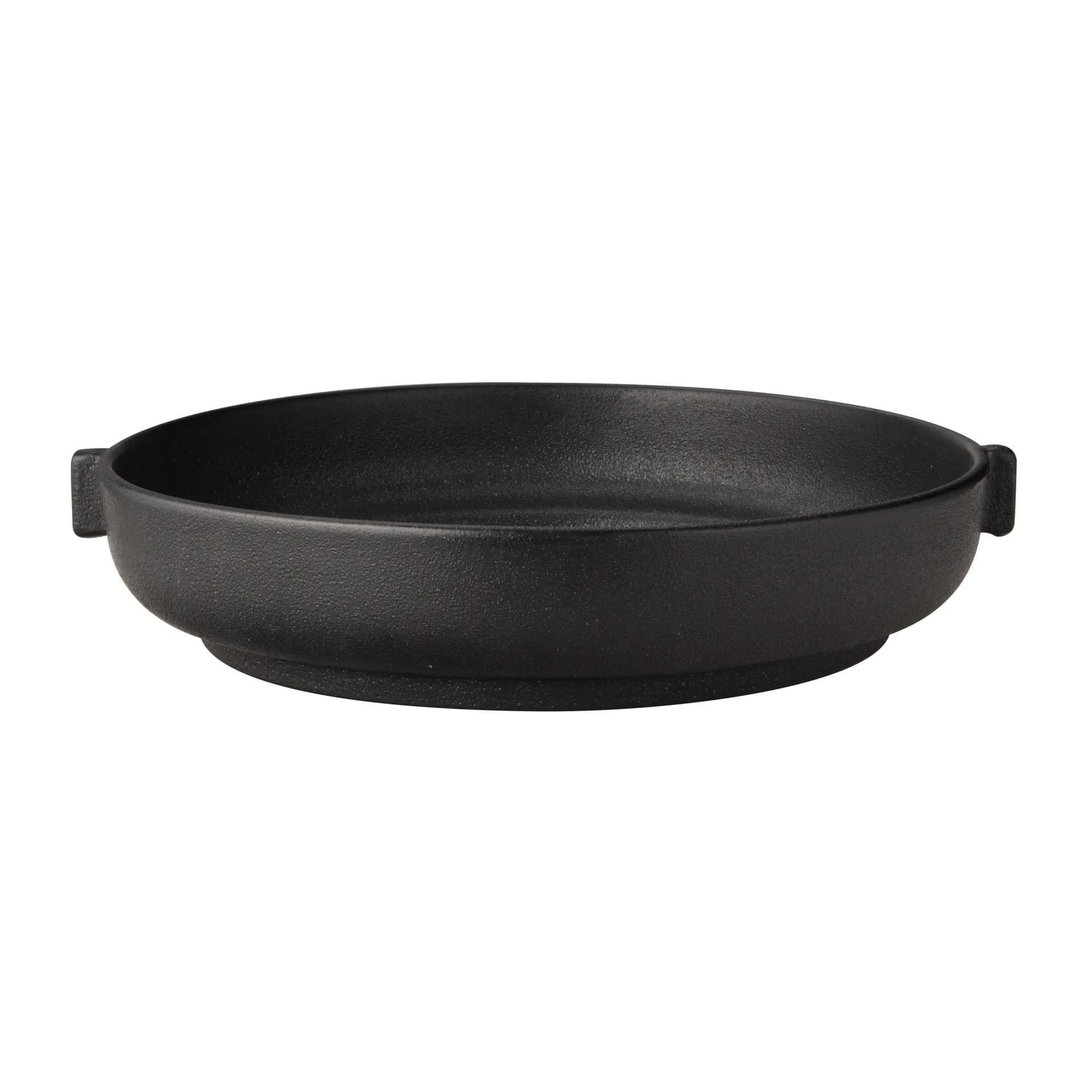 Ernst saucer with handle, Black ERNST