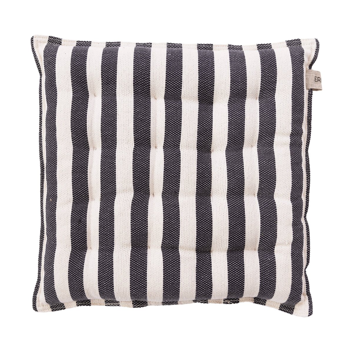 Ernst seat cushion 40x40cm Natural white-dark grey | Scandinavian Design | Seat cushions & pads | White