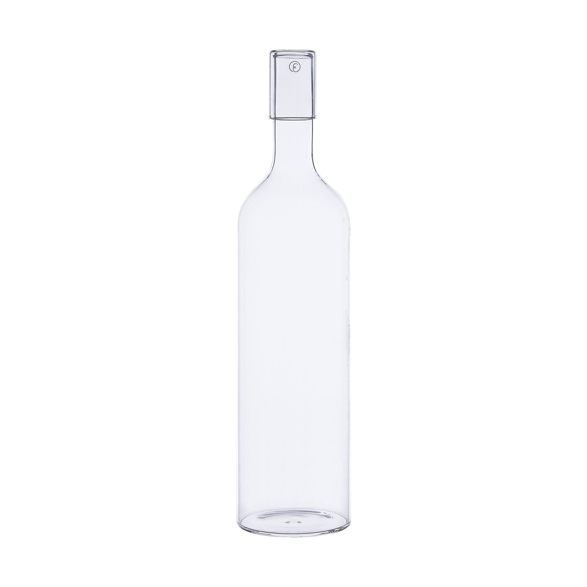 Ernst serving bottle with lid 1.3 l Clear | Scandinavian Design | Water bottles | Transparent