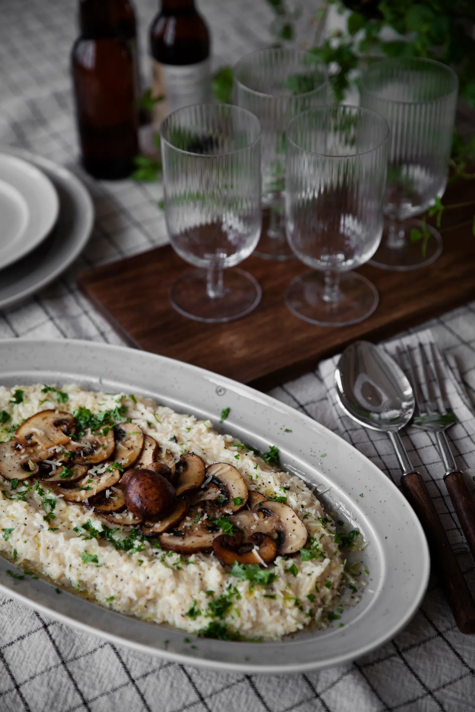 Ernst serving platter oval 25x42 cm, Sand ERNST