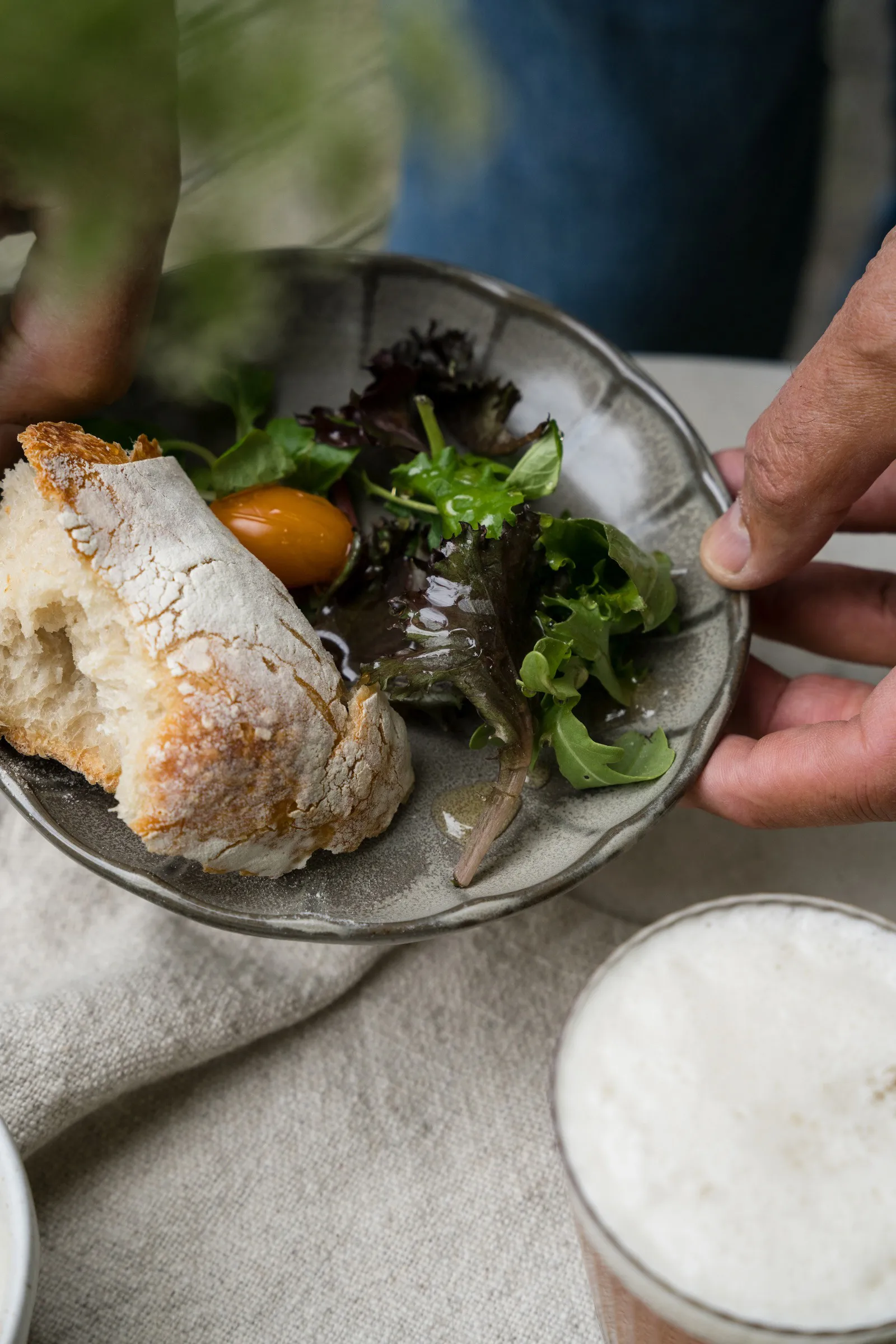 Ernst side plate stoneware, Grey-nature, Ø17x3 cm ERNST