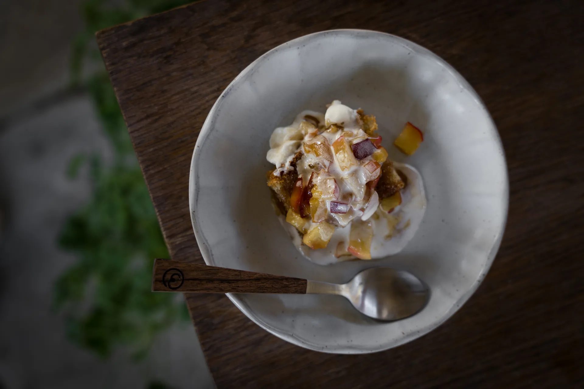 Ernst side plate stoneware, White-nature, Ø17x3 cm ERNST