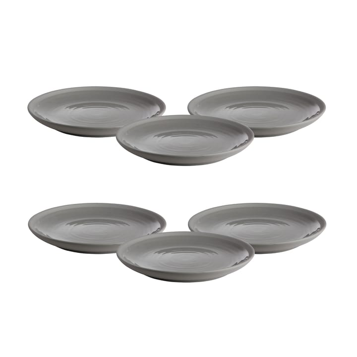 Ernst small plate stoneware 21 cm 6-pack - grey - ERNST