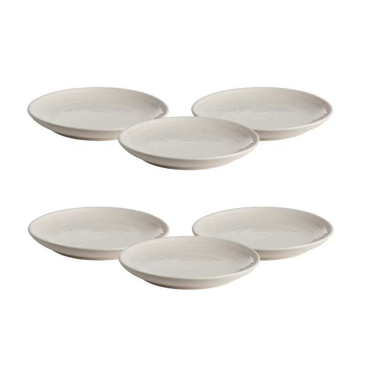 Ernst small plate stoneware 21 cm 6-pack - natural white - ERNST