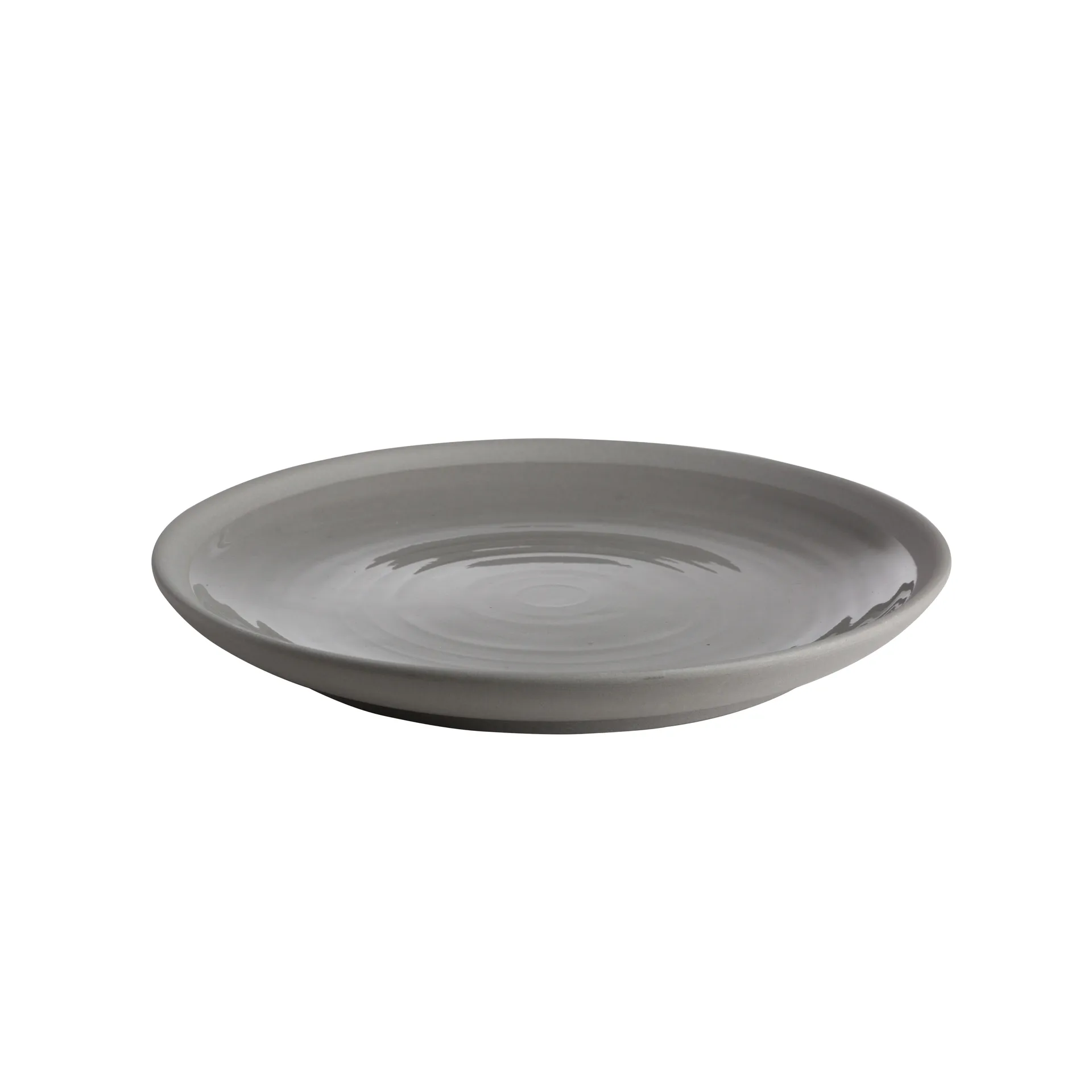 Ernst small plate stoneware 21 cm, grey ERNST