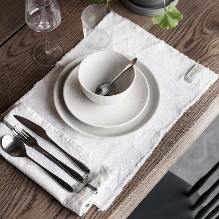 Ernst small plate stoneware 21 cm - white - ERNST