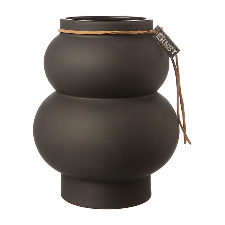 Ernst stoneare vase curve 21.5 cm - Dark grey - ERNST