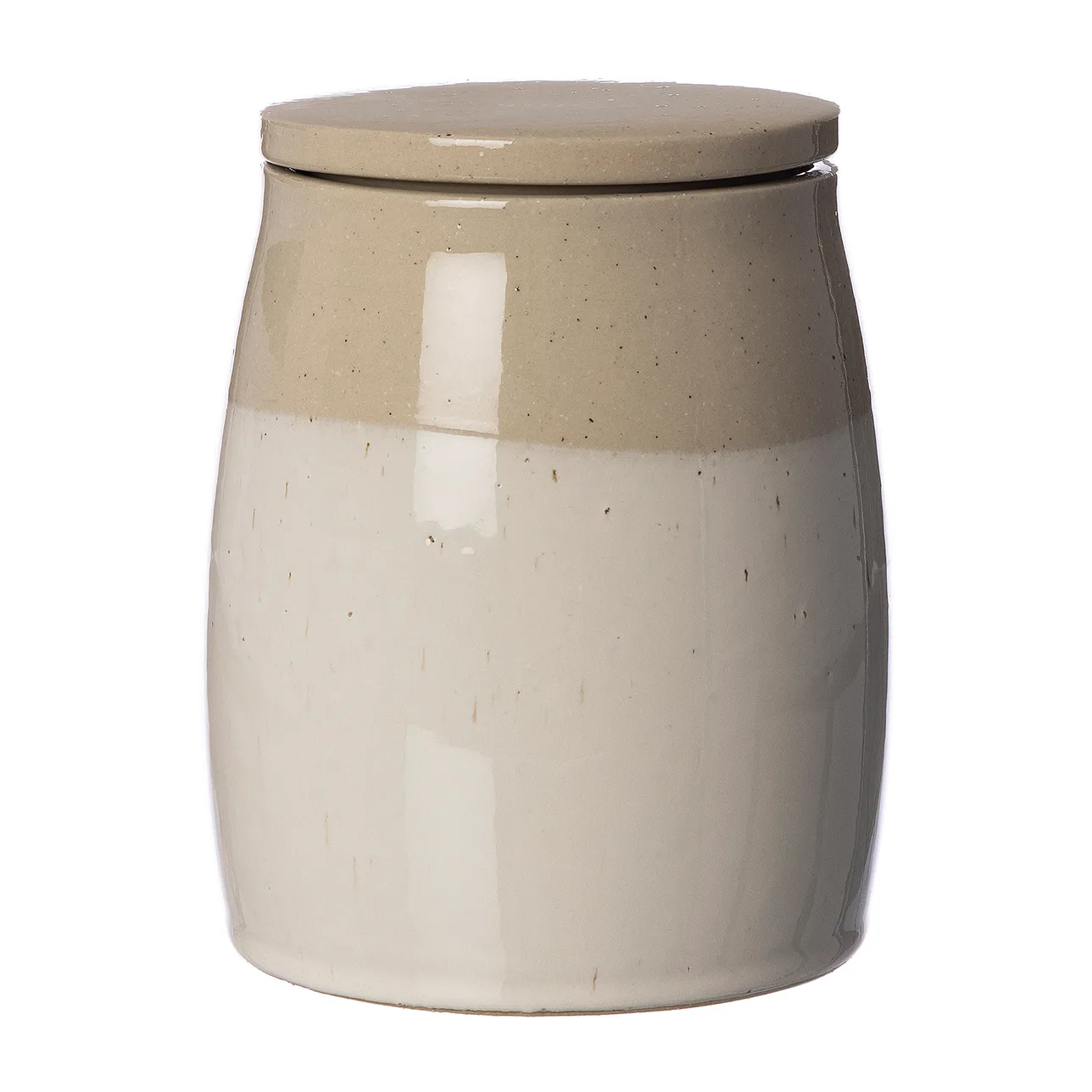 Ernst stoneware storage jar with lid, 16 cm ERNST