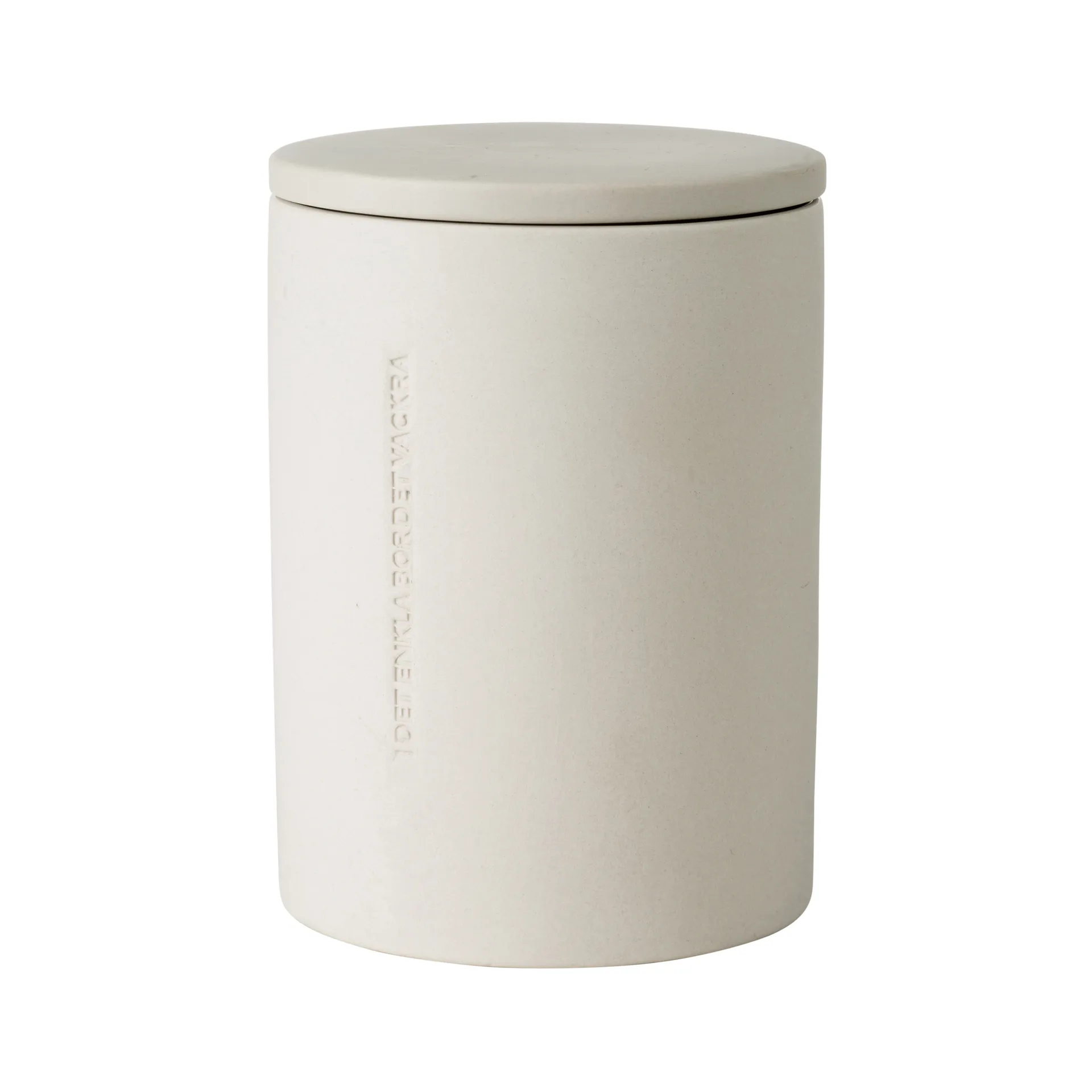 Ernst storage jar stoneware, white ERNST