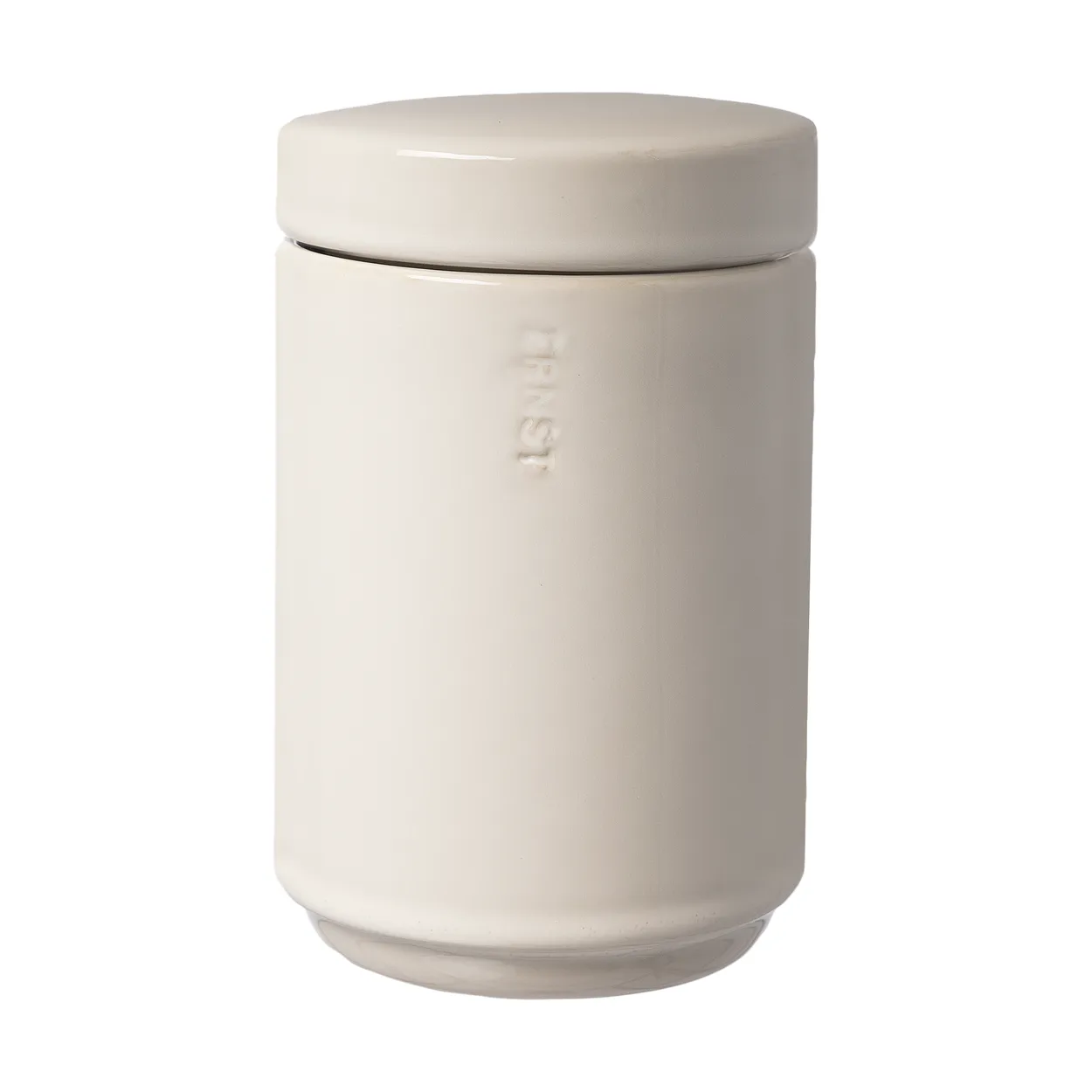 Ernst storage jar with lid 15.5 cm Natural white | Scandinavian Design | Boxes & jars | Beige