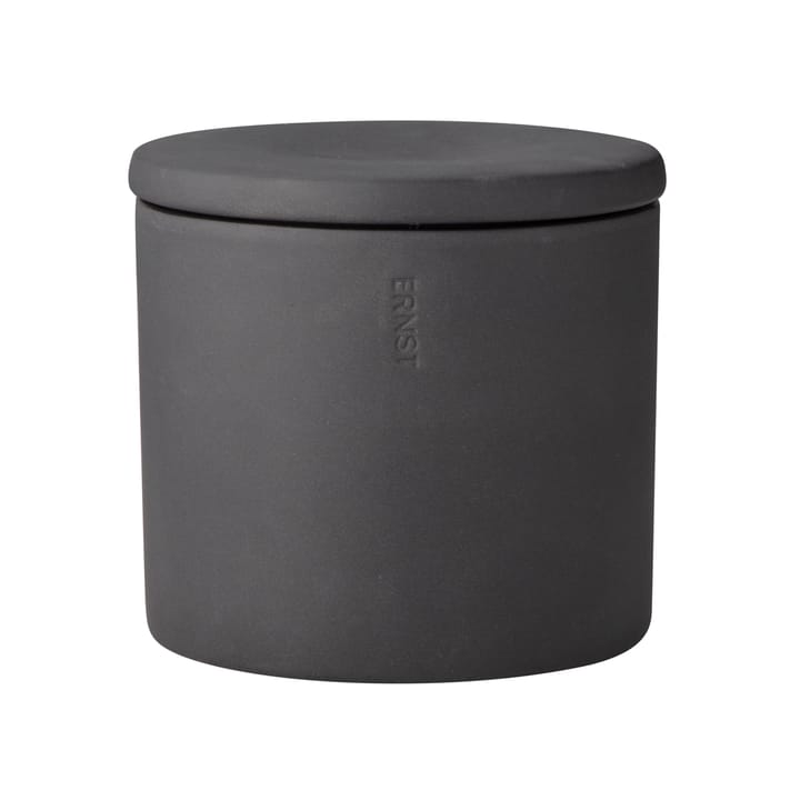 Ernst storage jar with lid - Dark grey - ERNST