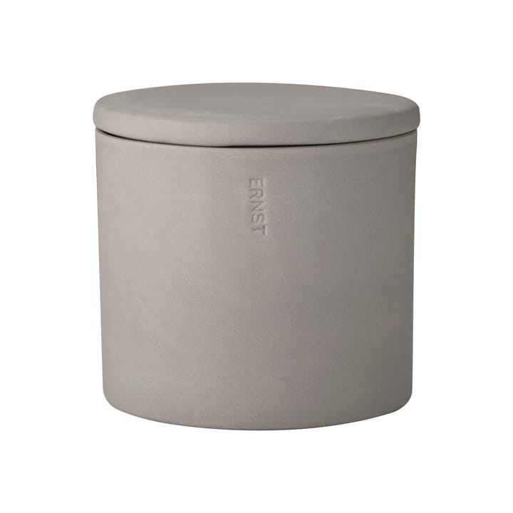 Ernst storage jar with lid - Light grey - ERNST