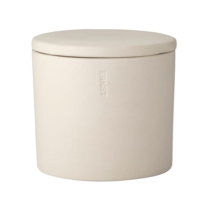 Ernst storage jar with lid, White ERNST