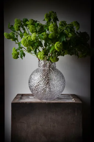 Ernst structure glass vase clear - Ø29x30 cm - ERNST
