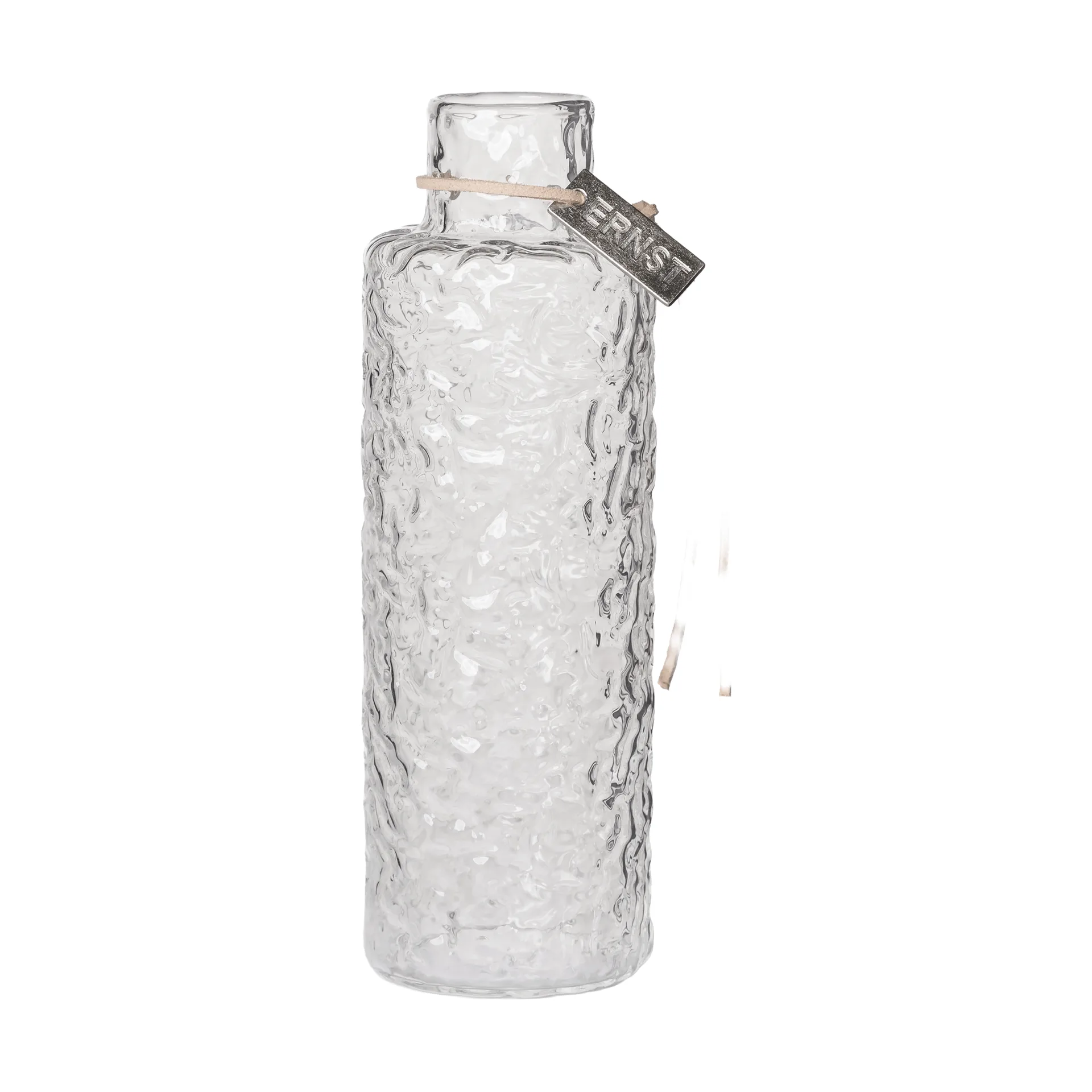 Ernst structure glass vase clear, Ø5x15 cm ERNST
