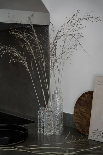 Ernst structure glass vase clear - Ø5x15 cm - ERNST