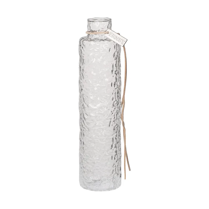 Ernst structure glass vase clear - Ø5x20 cm - ERNST