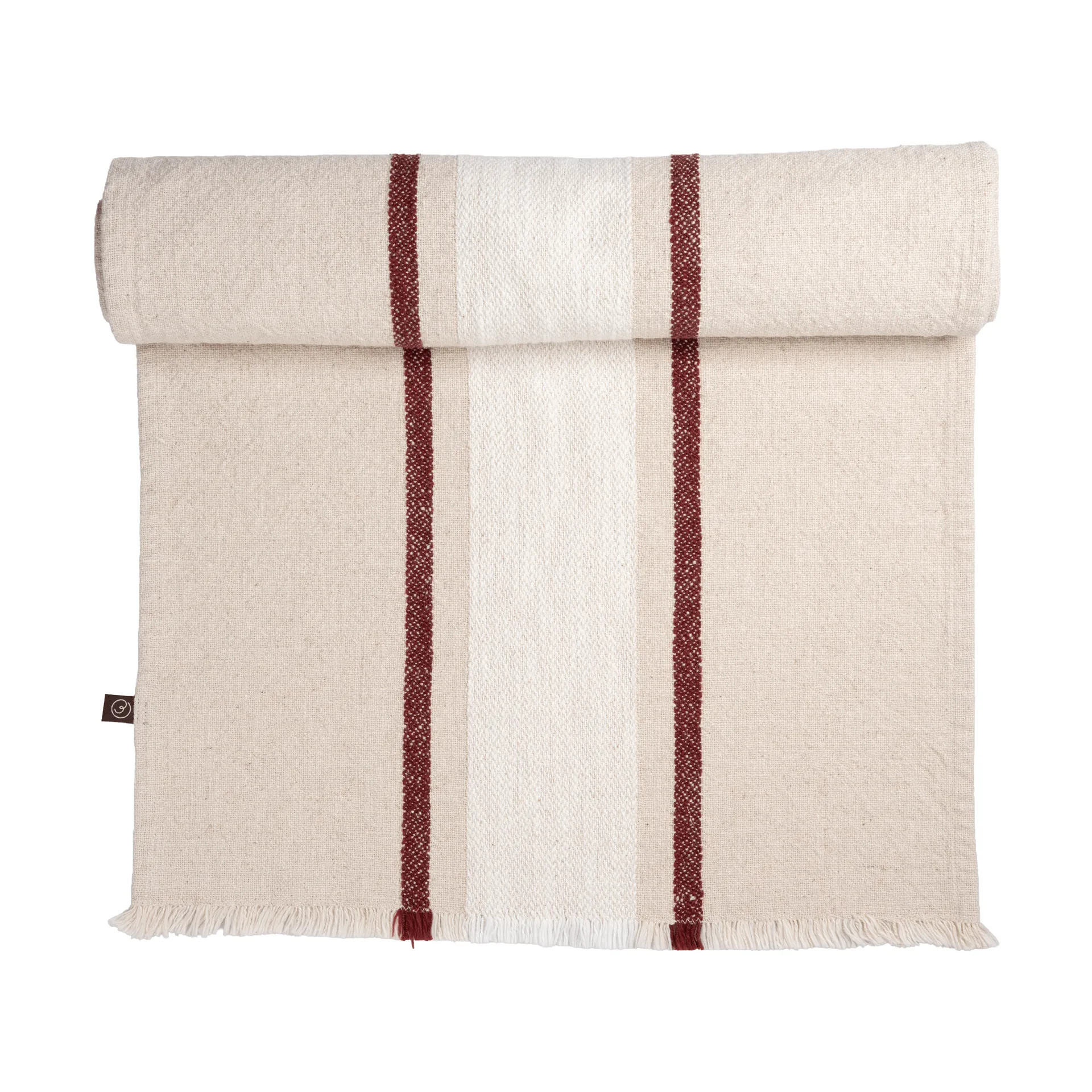 Ernst table runner, Natural-white-red, 45x150 cm ERNST