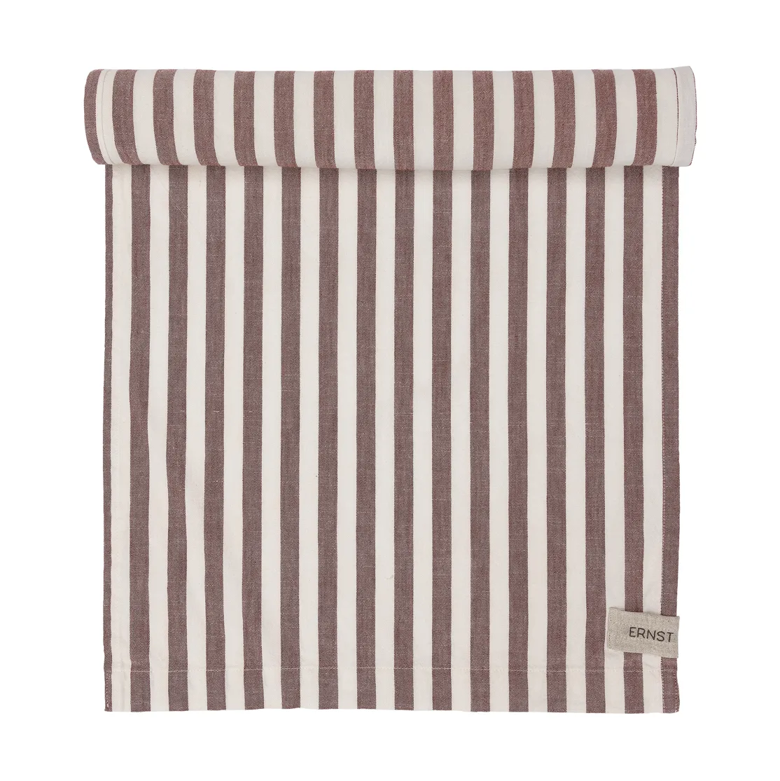 Ernst table runner wide stripes 45x150 Red-white | Scandinavian Design | Table runners | Red