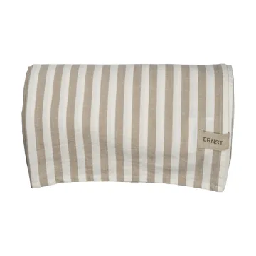 Ernst tablecloth striped 145x300 cm - Beige-white - ERNST