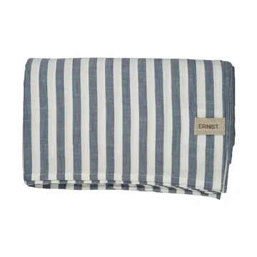 Ernst tablecloth striped 145x300 cm - Blue-white - ERNST