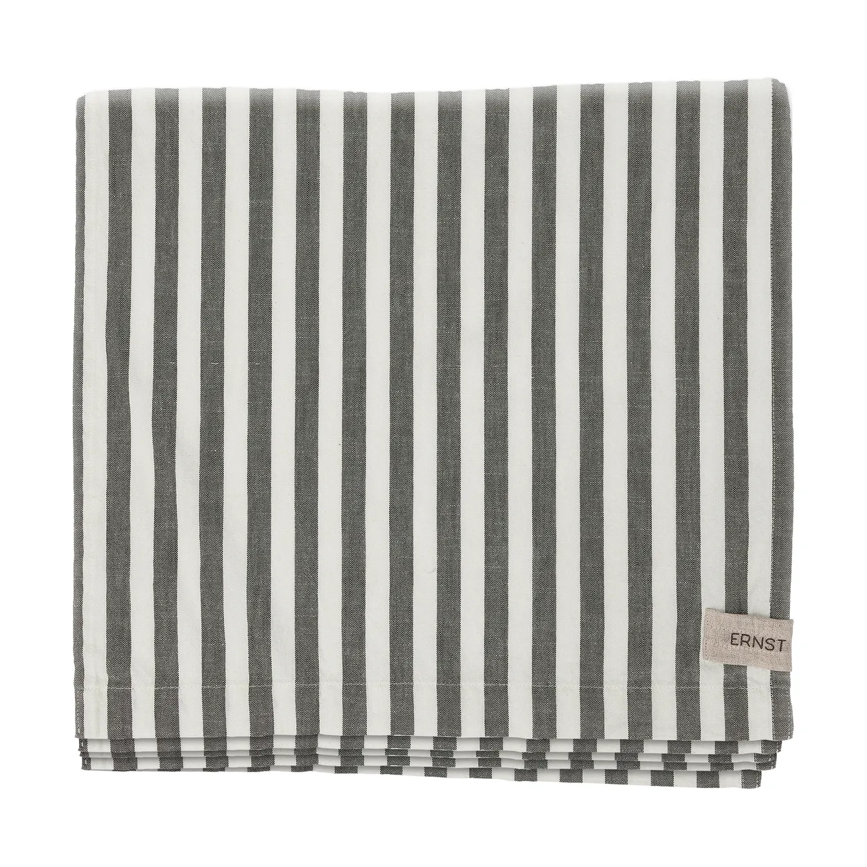 Ernst tablecloth striped 145x300 cm Green-white | Scandinavian Design | Tablecloths | Green