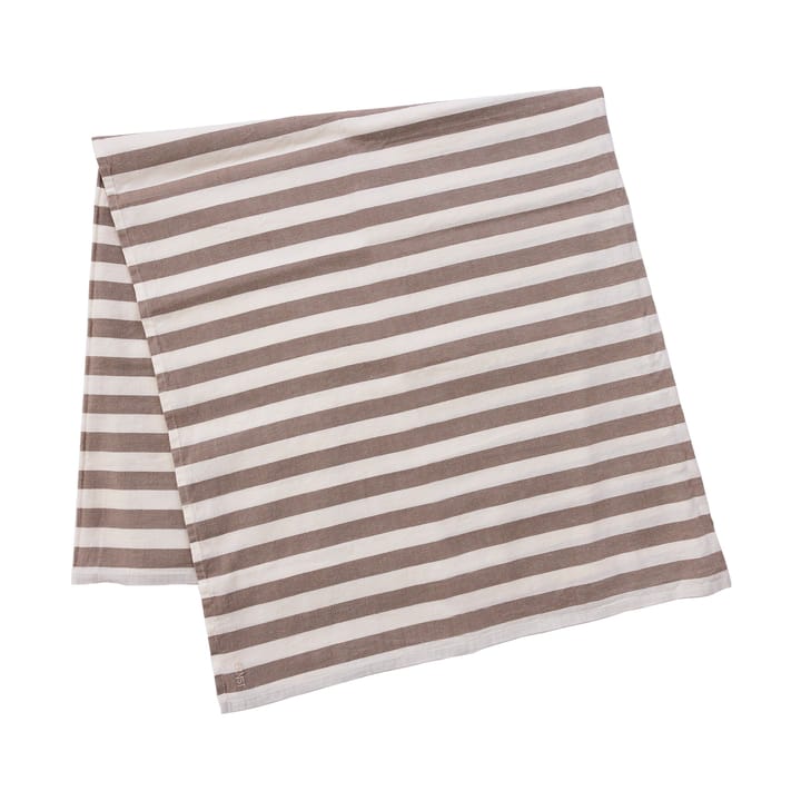 Ernst tablecloth striped 145x300 cm - Mole-white - ERNST