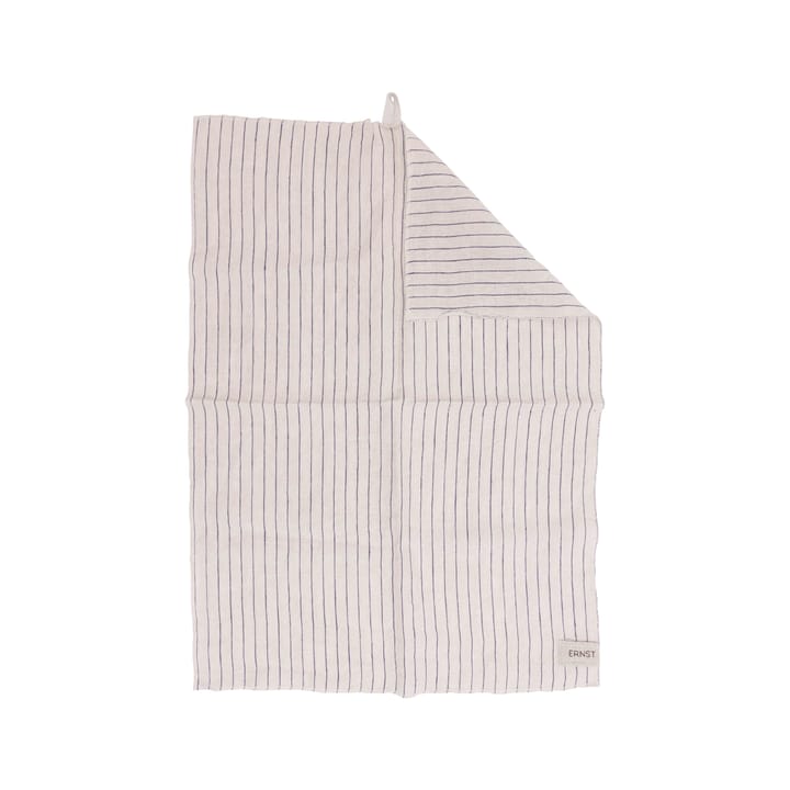 Ernst tea towel striped 50x70 cm - Blue-beige - ERNST