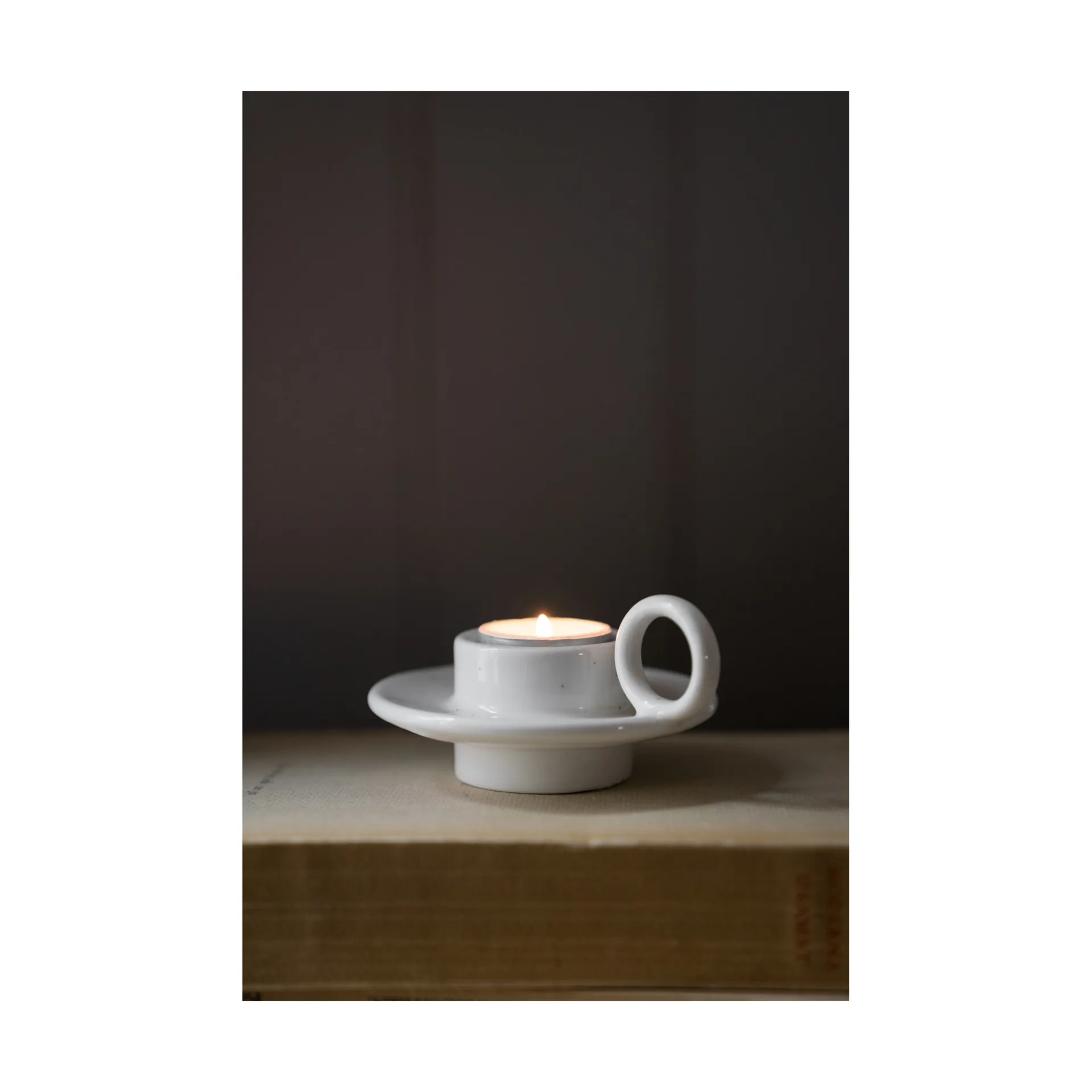 Ernst tealight holder Ø11.5 cm, Sand ERNST