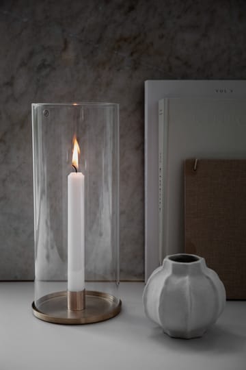 Ernst tealight holder for long candle 28 cm - Brass - ERNST