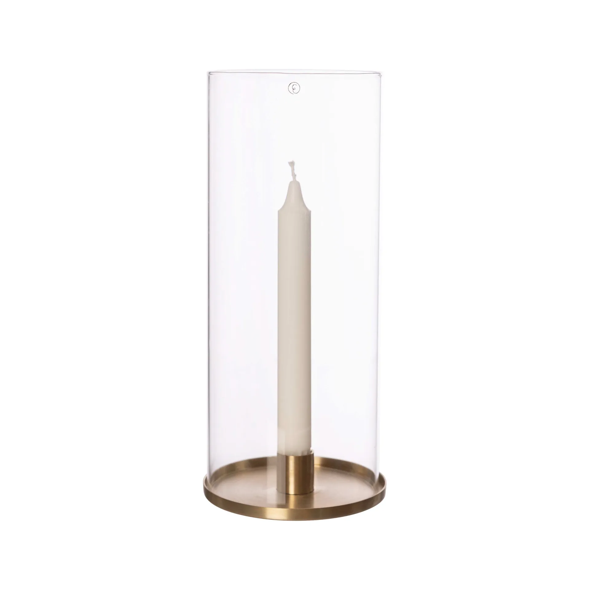 Ernst tealight holder for long candle 28 cm, Brass ERNST