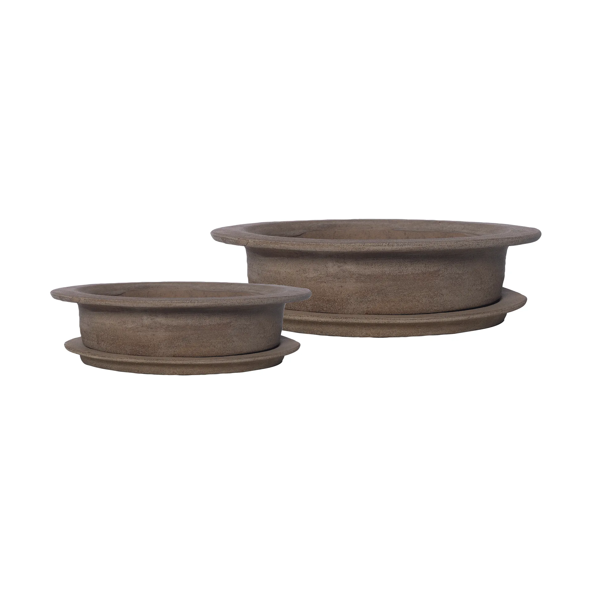 Ernst terracotta pot oval 2 pieces, Brown ERNST