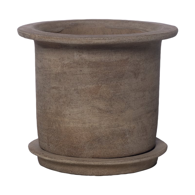ERNST Ernst terracotta pot with saucer Ø24 cm