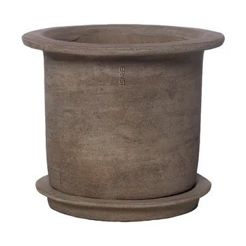 Ernst terracotta pot with saucer - Ø24x17 cm - ERNST