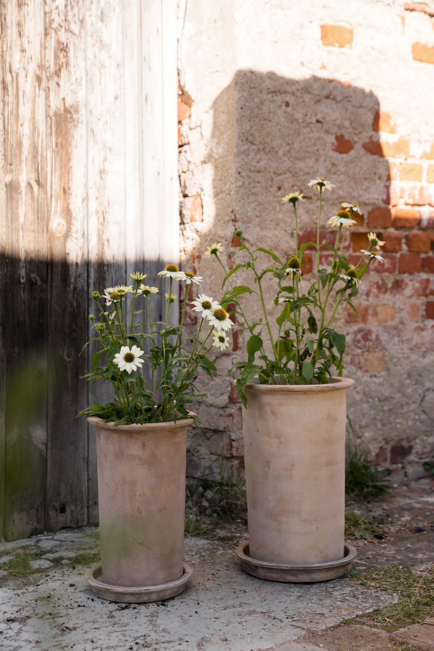 Ernst terracotta pot with saucer, Ø25x35 cm ERNST