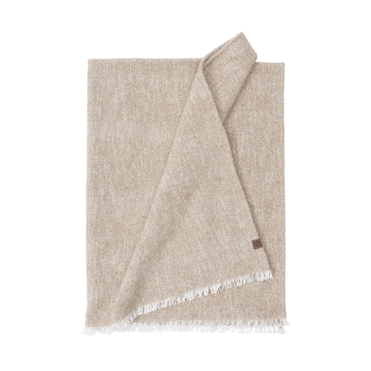 Ernst throw 130x180 cm Beige | Scandinavian Design | Wool blankets & throws | Beige
