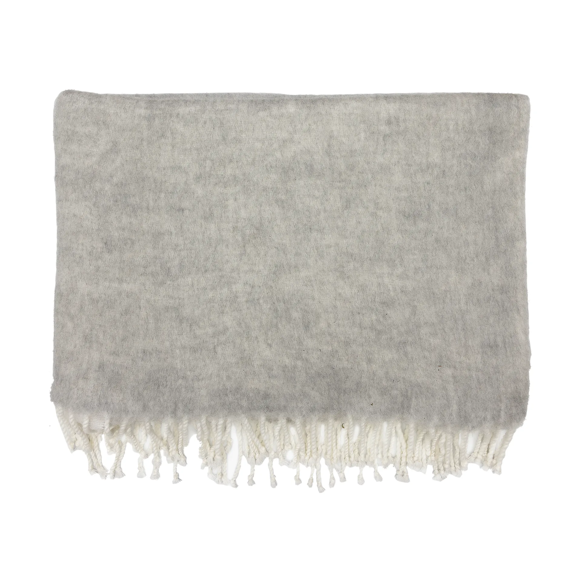 Ernst throw with fringe 130x170 cm, Grey ERNST