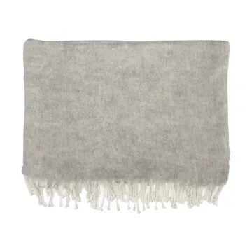 Ernst throw with fringe 130x170 cm - Grey - ERNST
