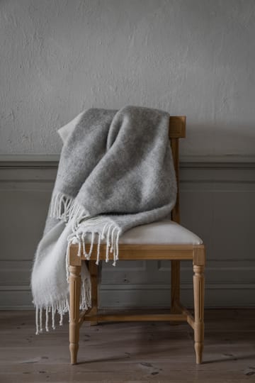 Ernst throw with fringe 130x170 cm - Grey - ERNST