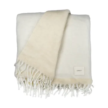 Ernst throw with fringe 130x170 cm - Natural white - ERNST