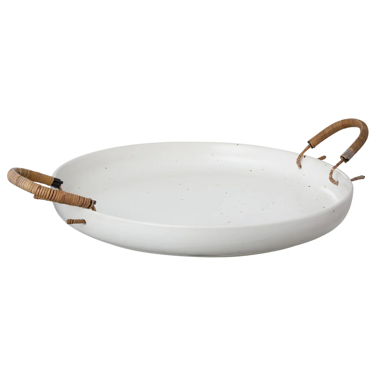 Ernst tray with handle white o35 cm | Scandinavian Design | Trays | White