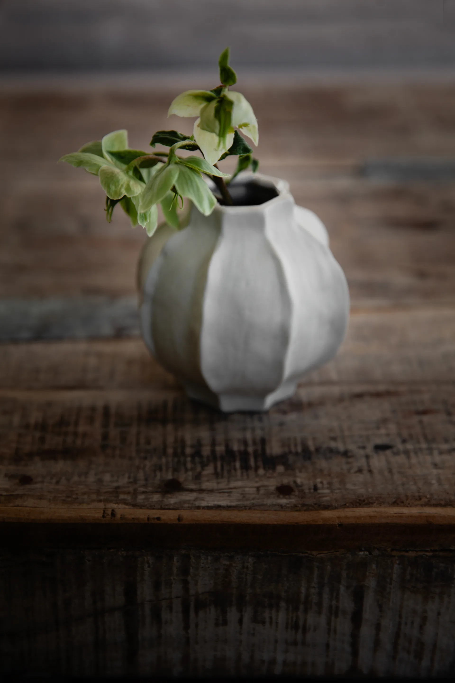 Ernst vase dented stripe, 10 cm ERNST