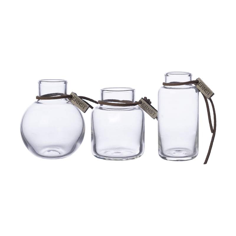 ERNST Ernst vase gift set 3 pieces Clear