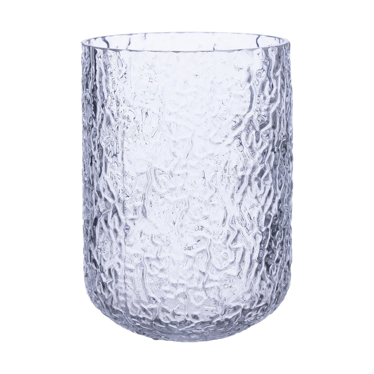 ERNST Ernst vase patterned 18 cm Clear