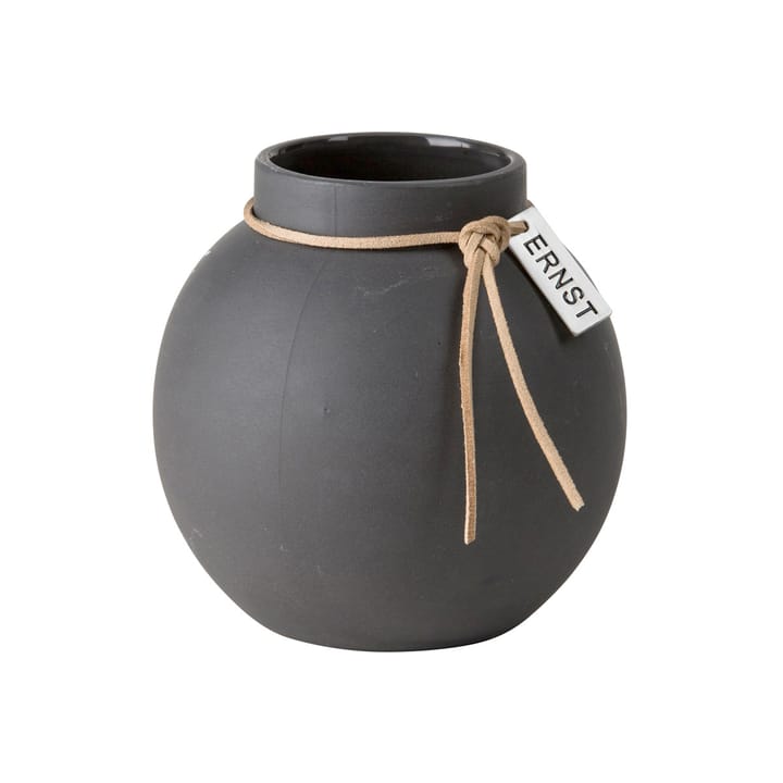 Ernst vase stoneware dark grey - 10 cm - ERNST