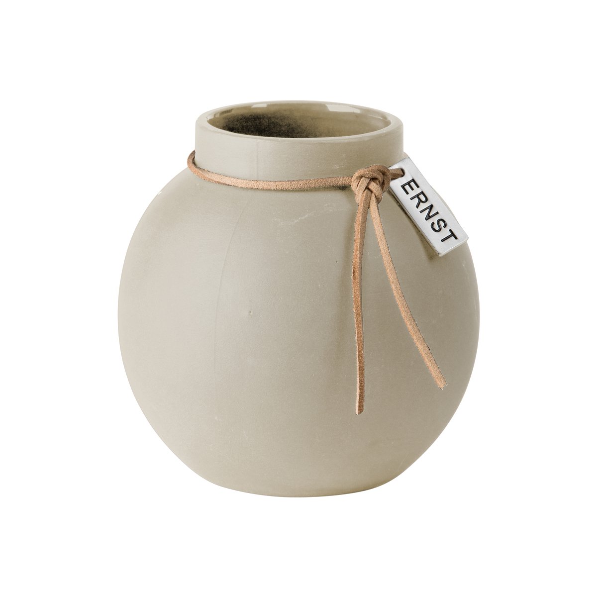 Ernst vase stoneware nature 10 cm | Scandinavian Design | Vases | Beige