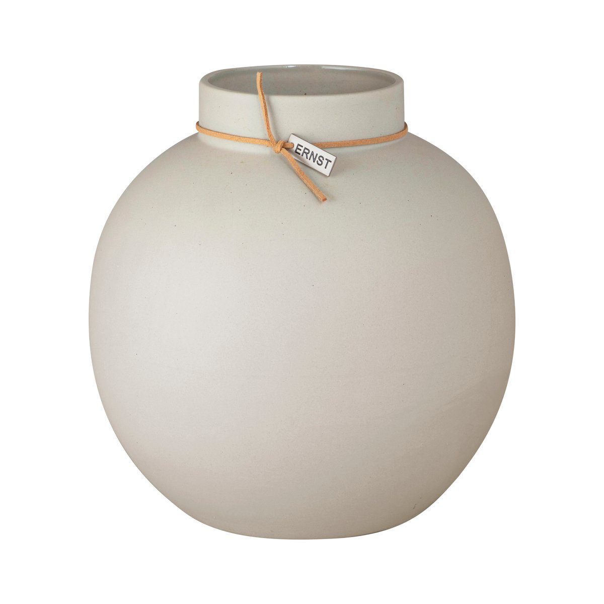 Ernst vase stoneware nature 22 cm | Scandinavian Design | Vases | White